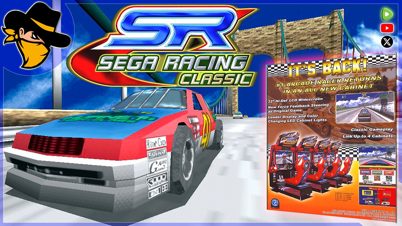 🎃 BANDIT PLAYS! | SEGA RACING CLASSIC 🏎️🏁
