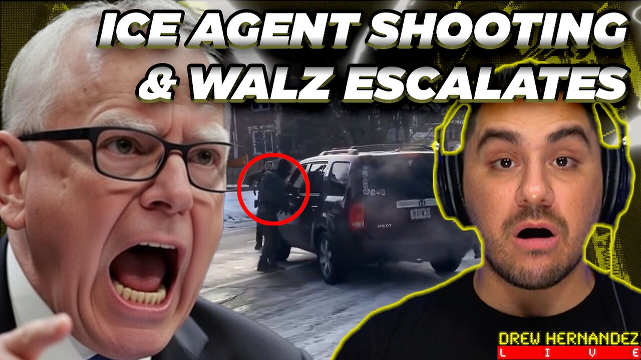 ICE AGENT DEFENDS HIMSELF & TIM WALZ ATTEMPTS TO SPARK RIOTS?