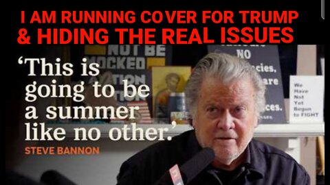 Steve Bannon predicts a constitutional crisis by summer. Bannon Runs Cover For Trump's Police State