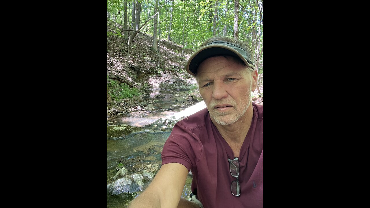 He leads me by still waters (slow moving) He restores my soul