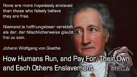 How Humans Run, and Pay For, Their Own and Each Others Enslavement