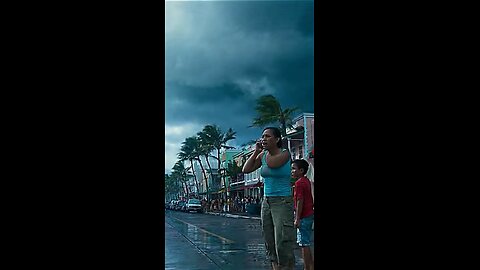 Hawaii gets hit by a tsunami and floods the entire state