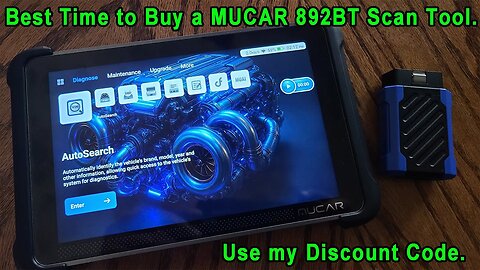This is the Best Time to Buy a Mucar 892BT Scan Tool by using my Discount Code.