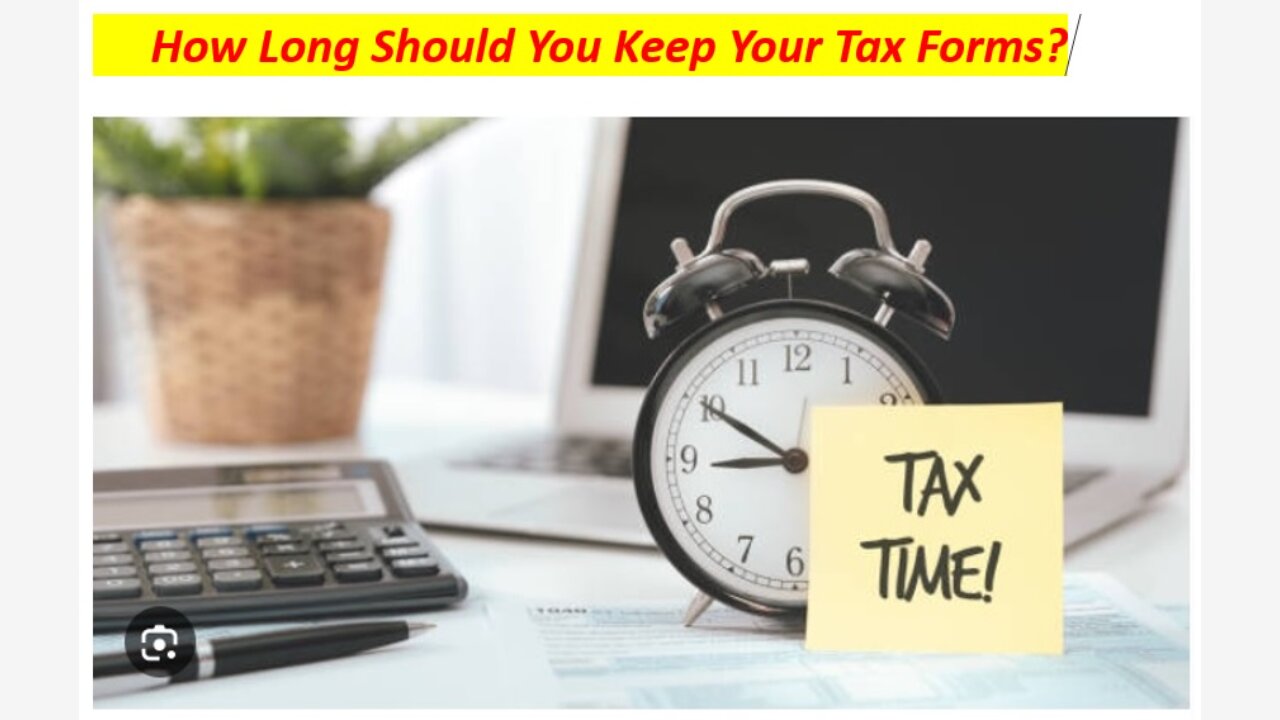 How long should you keep your tax record