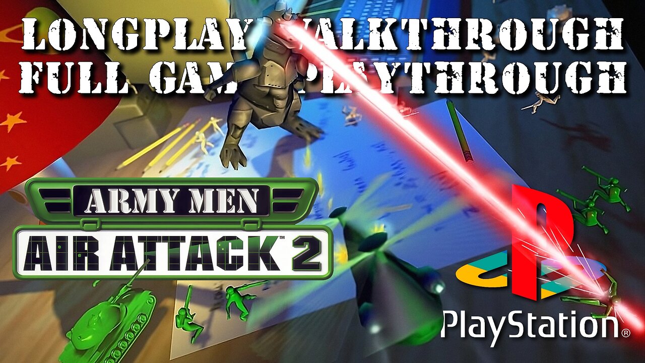 Army Men: Air Attack 2 - Playstation 1 - Gameplay Longplay Walkthrough Full Game Playthrough (PS1)