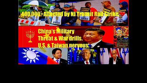 Transit strike; China’s military growth, Trump against Israeli PM!