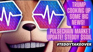 Trump Cooking Up Some BIG News! PulseChain Market Update! $Teddy $SOIL