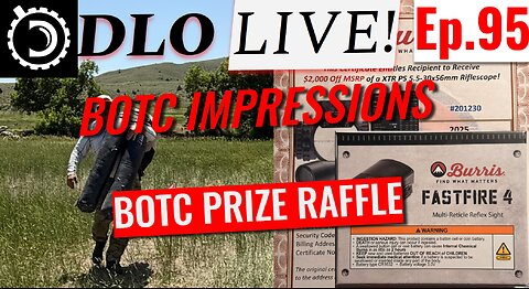 DLO Live! Ep. 95 BOTC Prizees Raffle