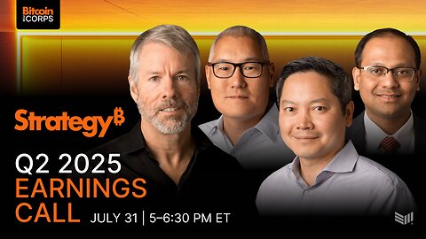 LIVE: Strategy (MSTR) Earnings Call Q2 2025 | Feat. Michael Saylor, Phong Le, Andrew Kang