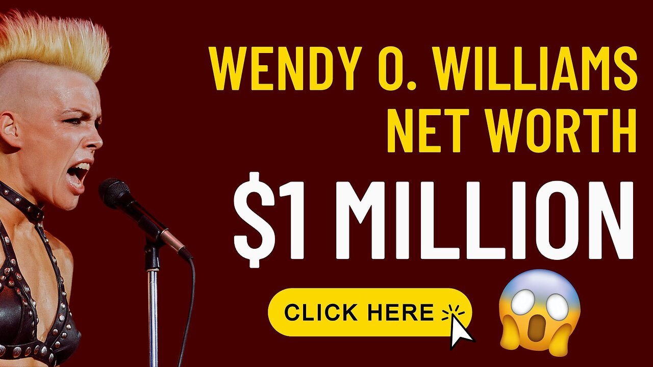 Million-Dollar Punk! Wendy O. Williams' Net Worth Will Shock You!