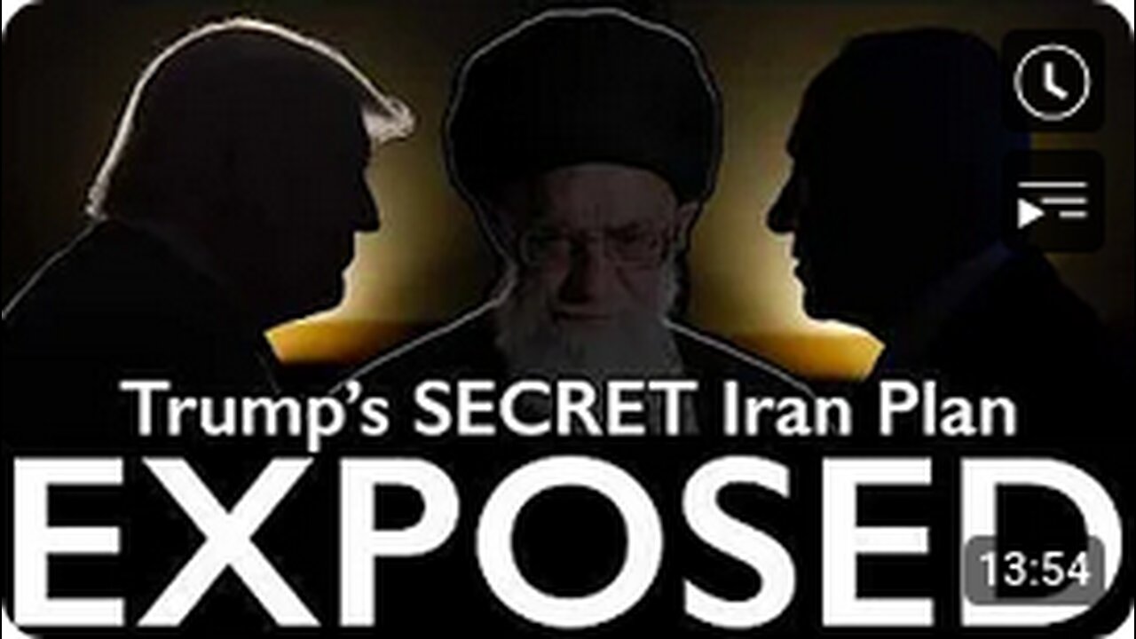 EXPOSED Trump's SECRET Iran Plan By DDN