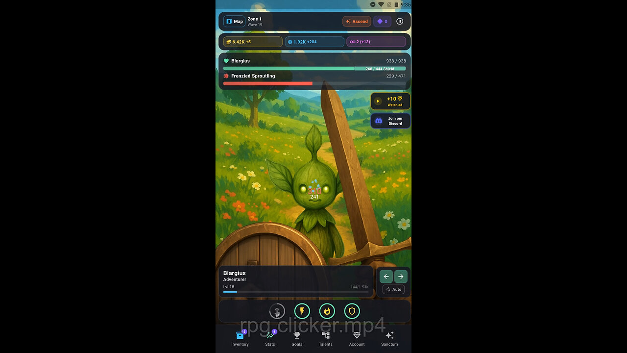 Ascend: Hero Clicker RPG - Android Gameplay [30+ Mins, 720p]