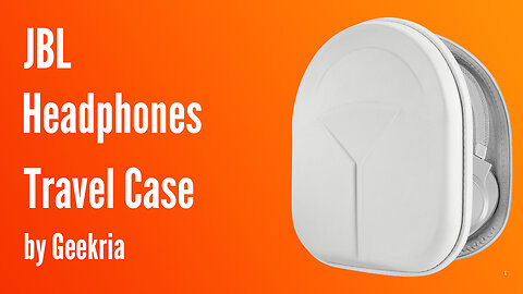 JBL Over-Ear Headphones Travel Case, Hard Shell Headset Carrying Case | Geekria