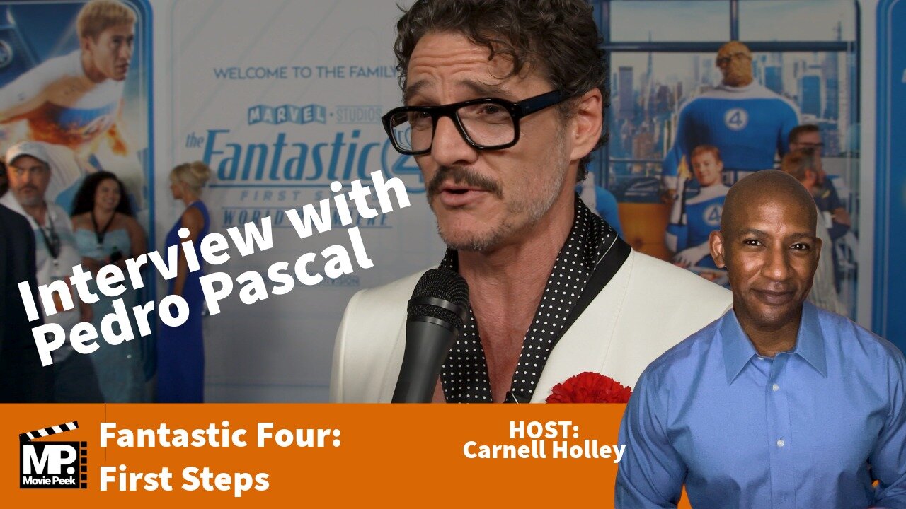 Inside Pedro Pascal’s Interview at Fantastic Four LA Premiere | Marvel 2025