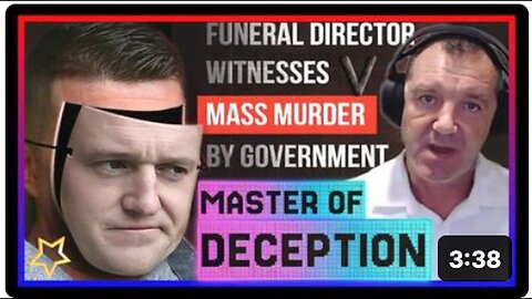 "Undertaker John O'Looney Pressures Tommy Robinson to Reveal the Truth"