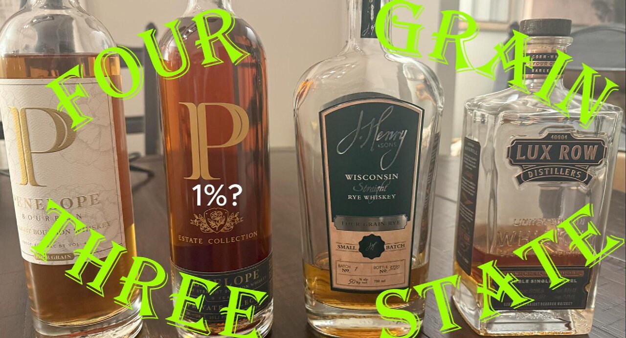 Episode 35 Playoff brackets of the best 4 grain whiskeys