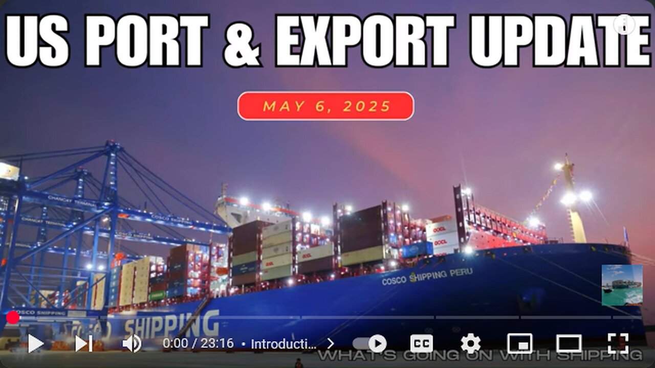 US Port & Export Update | Port Survey | Port LA & Savannah | Container Lines Realignment | Exports?