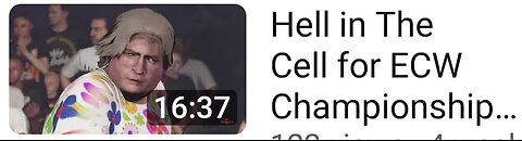 He'll in The Cell for Ecw Championship...