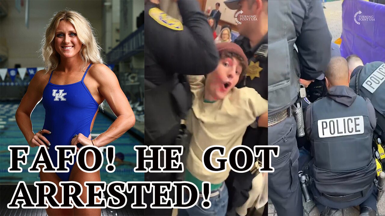 Trans activist CURSES OUT Riley Gaines at Save Women's Sports Event! He F**KED Around and FOUND OUT!