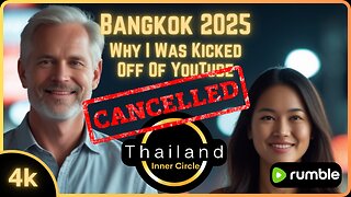4K Bangkok Thailand - Why I Was Kicked Off YouTube | Walk And Talk