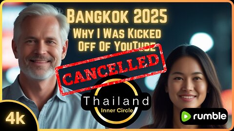 4K Bangkok Thailand - Why I Was Kicked Off YouTube | Walk And Talk