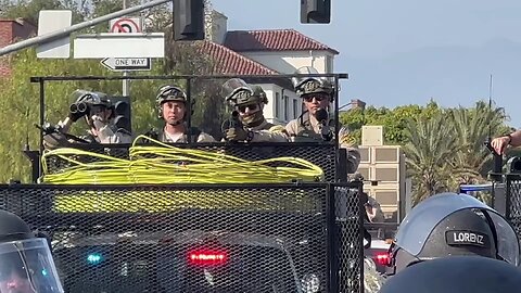 Armed force and ready police force the standoff counties