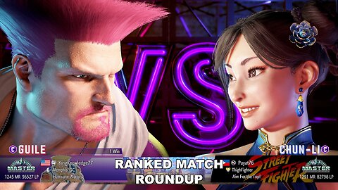 Kuya Kalbo SF6 Ranked Match Roundup. Chun Li Master Rank [Hori Fight Stick]