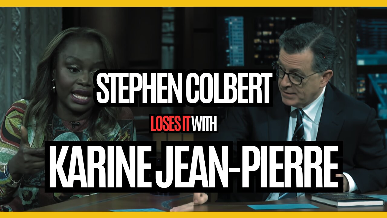Stephen Colbert Fed Up with Karine Jean Pierre's Lies | Discussing Joe Biden on the Late Show