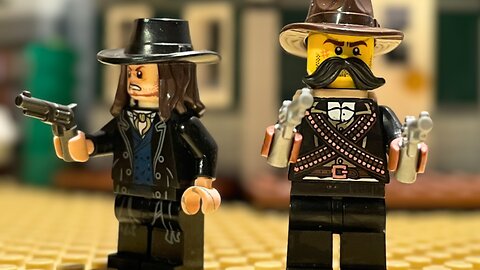 Lego Bank Robbery/Saloon Fight Western Stop-Motion!