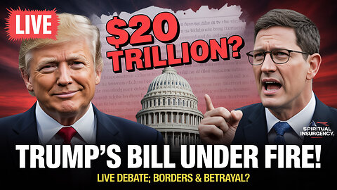 LIVE DEBATE: Thomas Massie vs Trump’s Big Bill | Fiscal Crisis or Conservative Win?