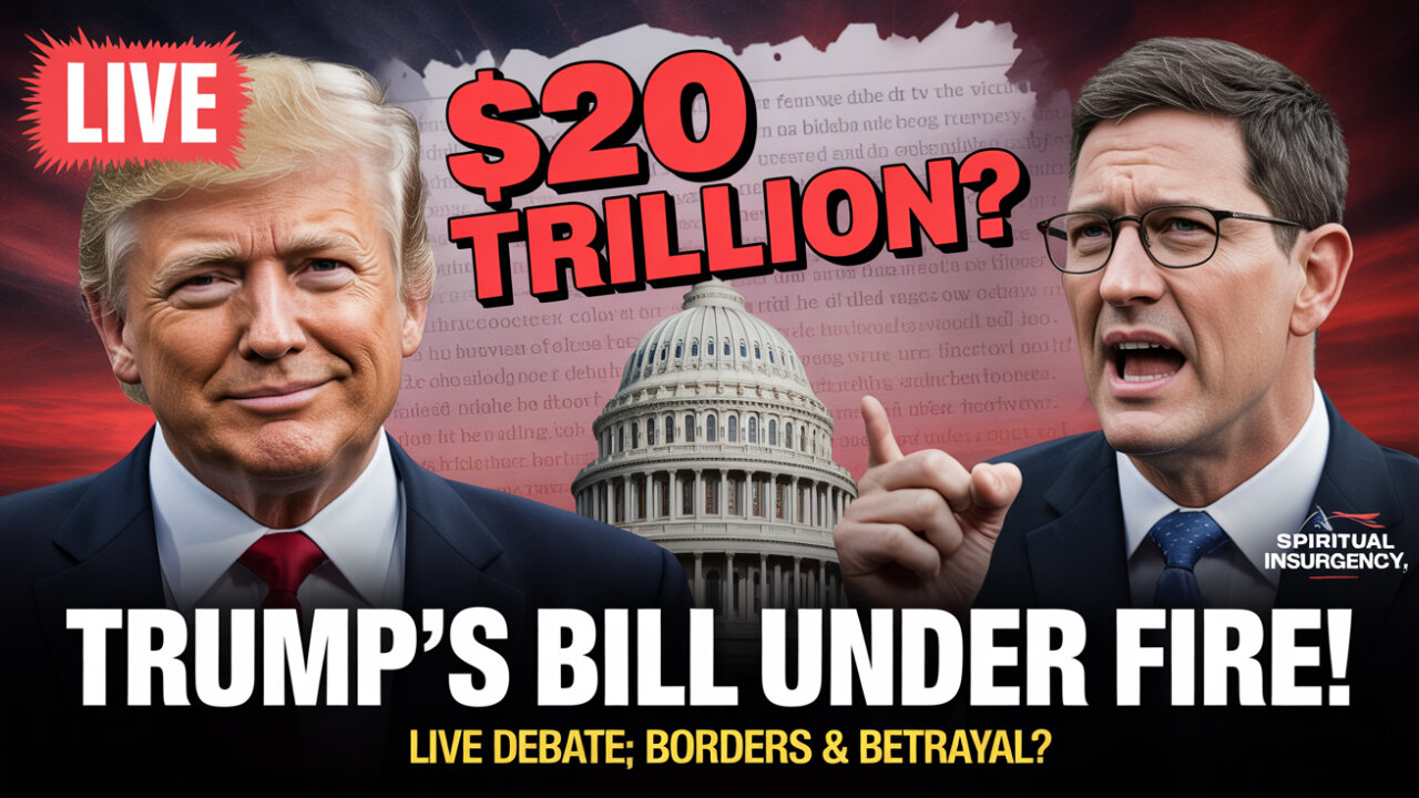 LIVE DEBATE: Thomas Massie vs Trump’s Big Bill | Fiscal Crisis or Conservative Win?