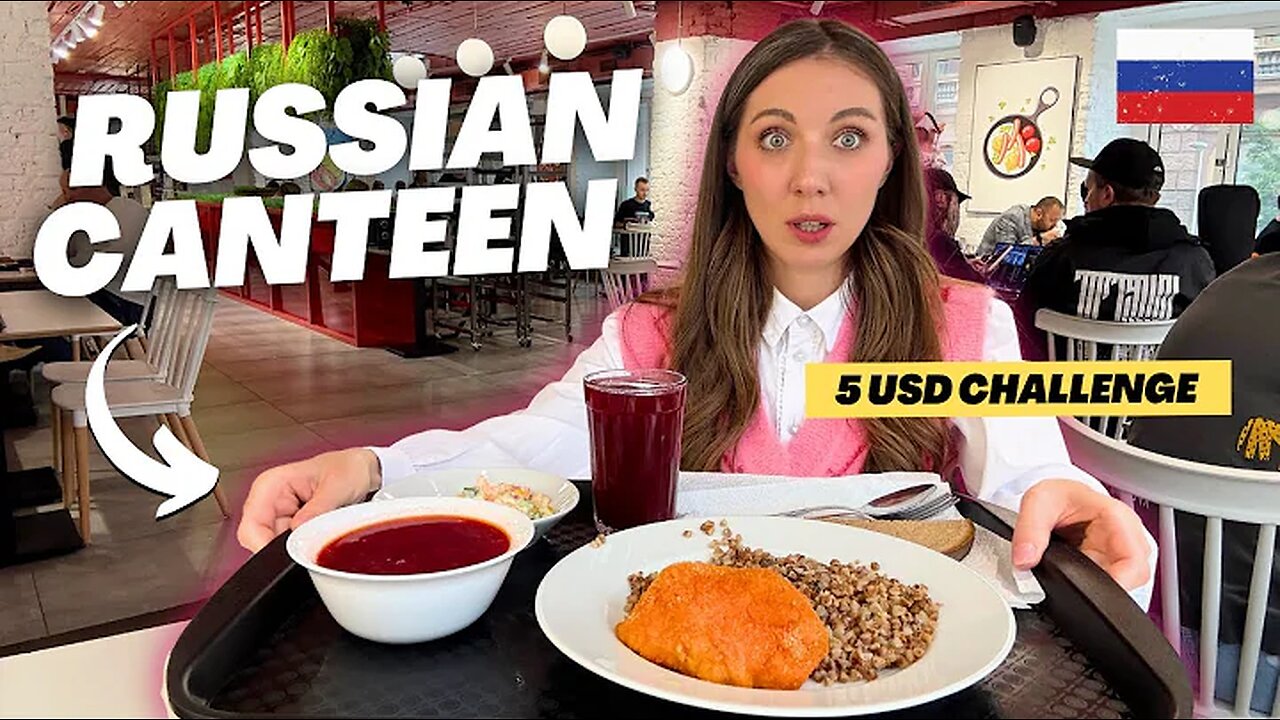 Cheapest RUSSIAN FOOD? Trying Local Canteen with Crazy Prices 🇷🇺 | Russia Vlog