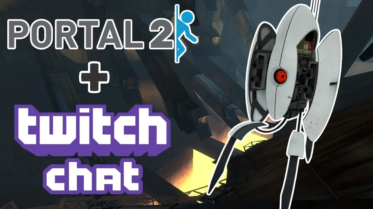 Portal 2 but Twitch chat can Spawn Turrets