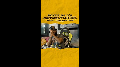@royceda59 Labels give you upfront money to make you forget about your masters.