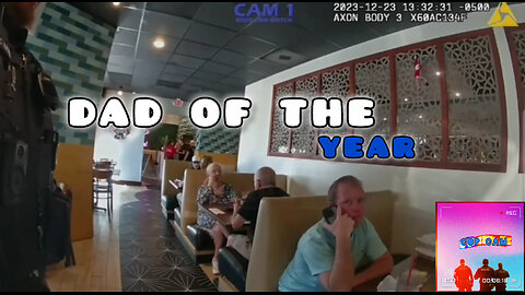 Drunk dad gets arrested as son hides with wait staff: Cop Cam