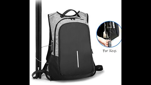 Run Commute Comfortably and Safely with Anti-theft Backpack
