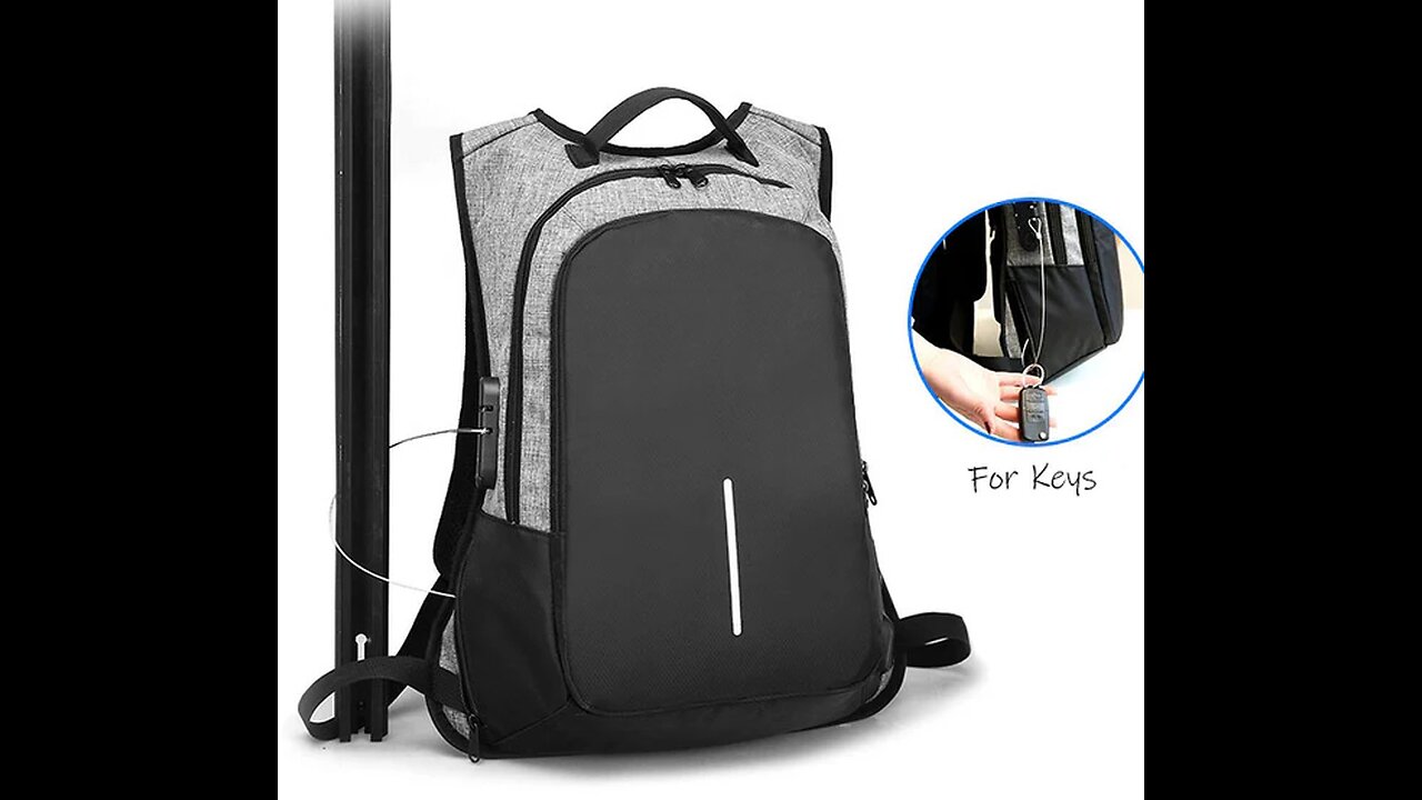 Run Commute Comfortably and Safely with Anti-theft Backpack