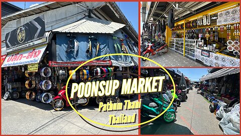Poonsup Automotive Market - Largest Imitation Parts Market in Thailand - Pathum Thani Thailand 2025