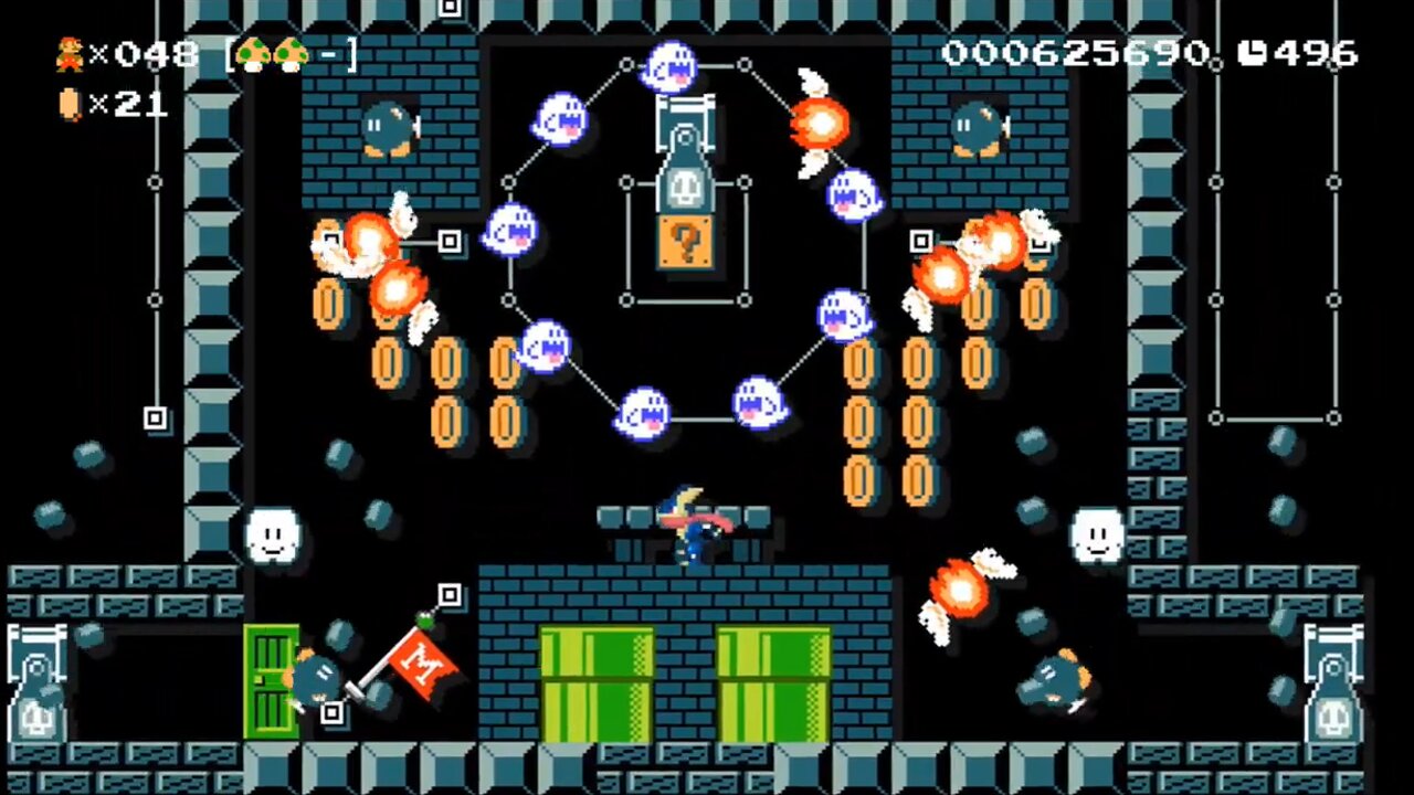 Let's Play Super Mario Maker Part 71: MMMMM dumpwings