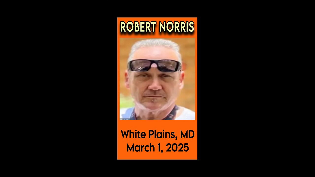 Robert Norris missing from White Plains, MD