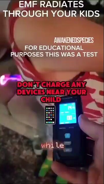 EMF Radiation High When Charging Phone