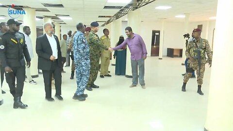 Ibrahim Jaber inspects a number of service facilities