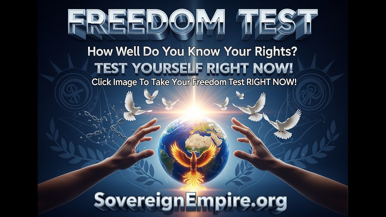 SovereignEmpire.org Competent Sovereign Test! How Do You Compare?