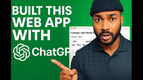 ChatGPT Helped Me Build a Calendar App from Scratch!