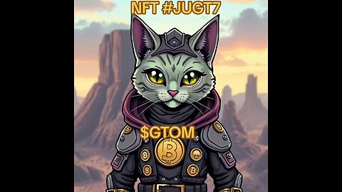 🎨 NFT #JUGT7 A rare artifact from the meme galaxy 👾🌌 Secured by $GTOM TOKEN energy 🐱💰
