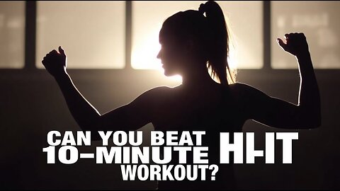 Can you beat this 10-minute HIIT workout? 🔥