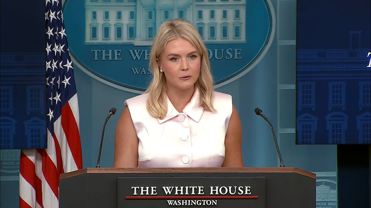 Press Secretary Karoline Leavitt Briefs Members of the Media
