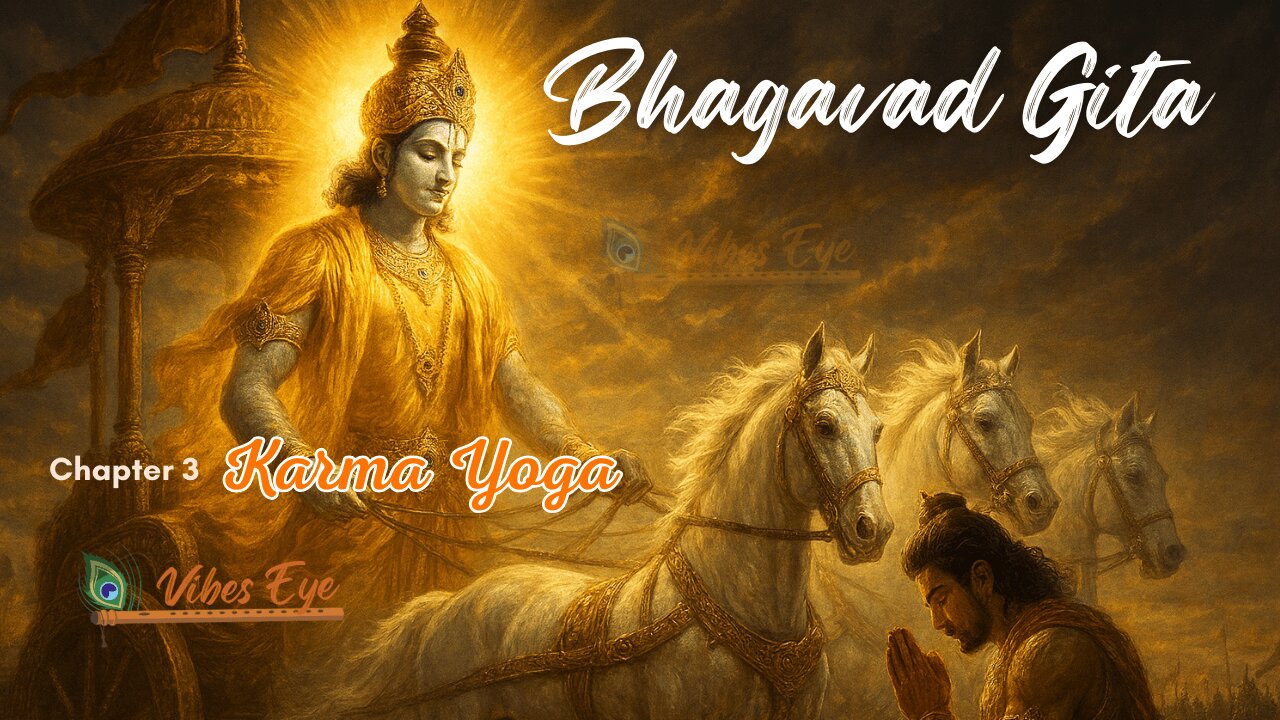 Bhagavad Gita | Chapter 3 | Karma Yoga: The Path of Selfless Action | Vibes Eye