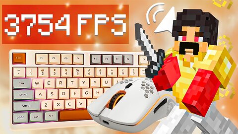 [15 Minutes] of Extremely Sweaty Bedwars ASMR Keyboard + Mouse Sounds in HYPIXEL BEDWARS
