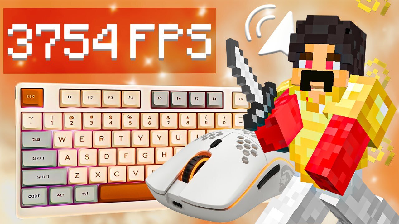 [15 Minutes] of Extremely Sweaty Bedwars ASMR Keyboard + Mouse Sounds in HYPIXEL BEDWARS